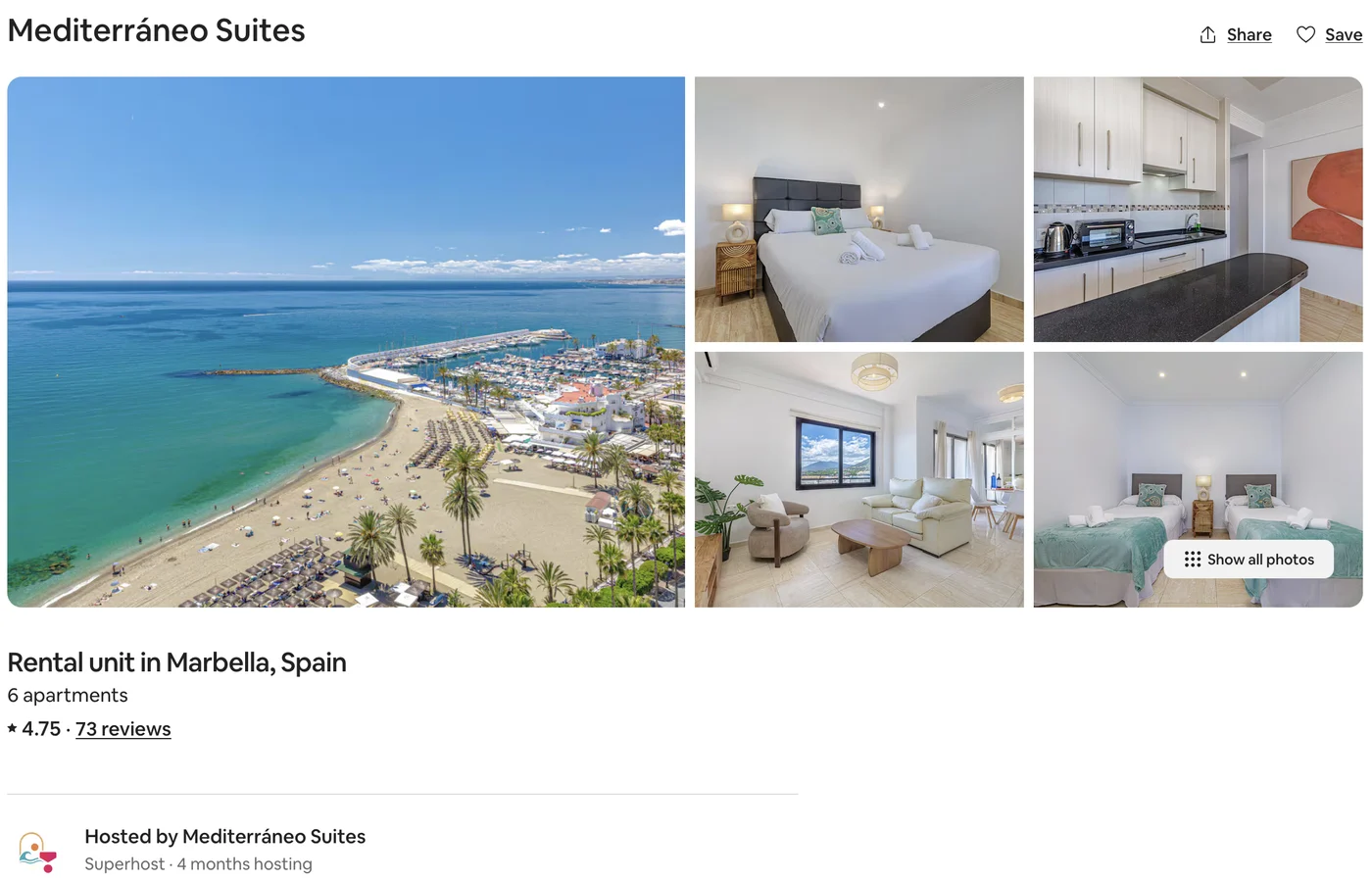 Mediterráneo Suites: the same listing after Crossa Homes