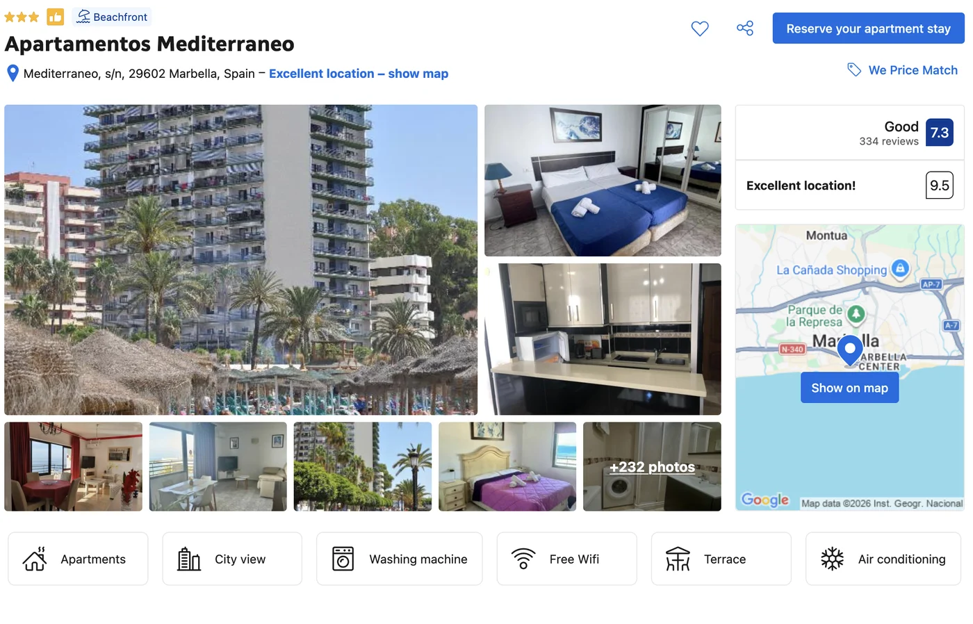 Mediterráneo Suites: the listing before Crossa Homes