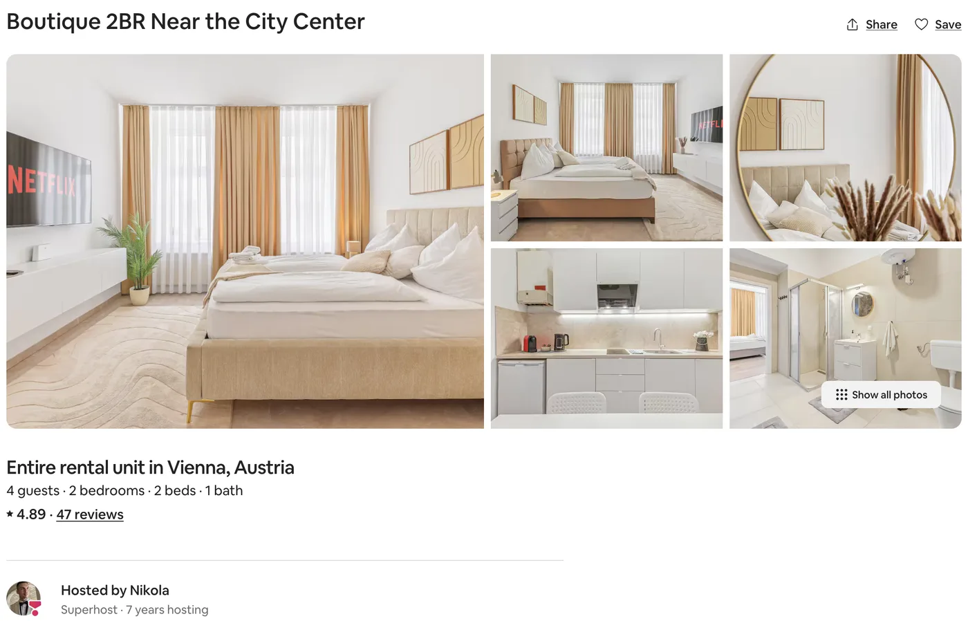 Zentrales: the same listing after Crossa Homes